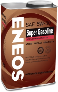 Масло моторное ENEOS Super Gasoline SM Синтетика 5W30 1L выпуска нет