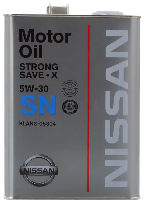 Масло моторное NISSAN STRONG SAVE X SN 5W30 Минеральное 4л