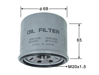 Масляный фильтр NITTO 4RS-103 ( VIC C-901 )