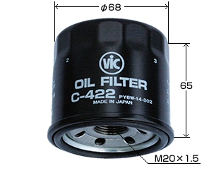 Масляный фильтр VIC C422 отсутствует обратный клапан