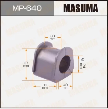 Втулка стабилизатора MASUMA MP-640 (2шт. к-т.)